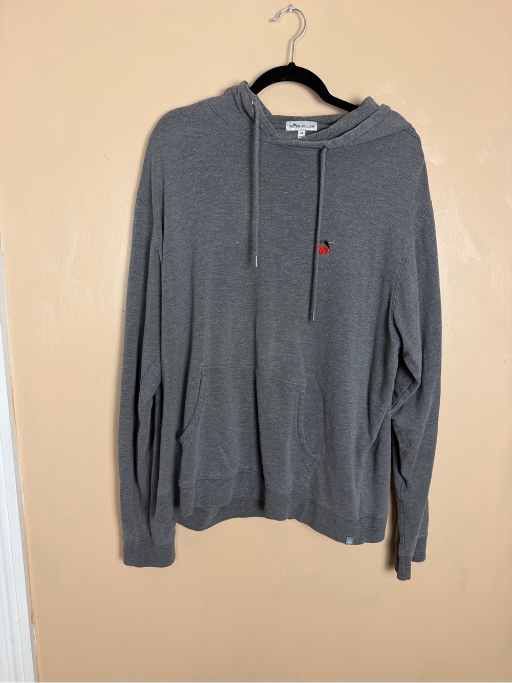 Peter Millar Heather gray Cherry Hills country club hoodie